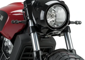 Front fork supports set for Puig front turn signals