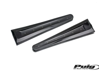 Blue Triangle | Base nera con LED blu