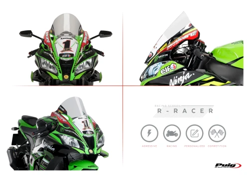 Nueva cúpula racing R-Racer de Puig para la Kawasaki ZX-10R