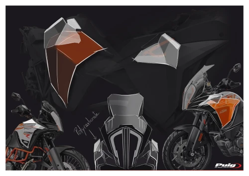 Nouveaux déflecteurs Puig pour la KTM 1290 Super Adventure R / S / T et 1090 Adventure / R 