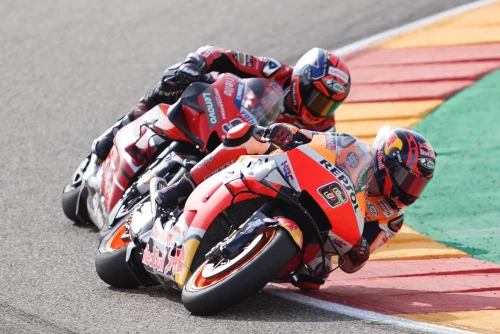 Márquez cau a Aragó